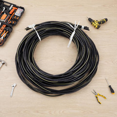 175Ft 4-4-4-4 Quadruplex Aluminum URD Cable 600V for Direct Burial Use