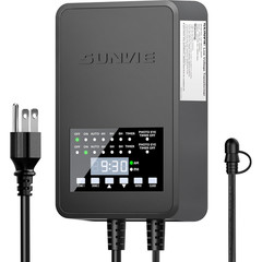 300W Low Voltage Landscape Transformer with Dual Control Outputs and Photocell