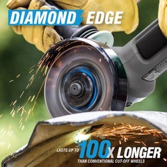Diamond Bite 5 in Cut-Off Wheel 7/8 in Arbor Spyder 14005