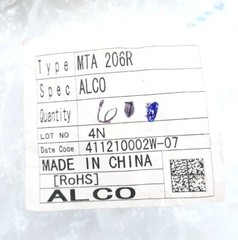 *Lot of 6* Alcoswitch MTA-206R DPDT ON-None-(ON) Mini Toggle MTA206R 6A 125v
