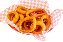 Display Faux Food Prop Fast Food Basket Of Onion Rings New