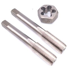 HSS M14 x 1.5mm Taper & Plug Tap & 14×1.5mm Hexagon Die Metric Thread Right Hand