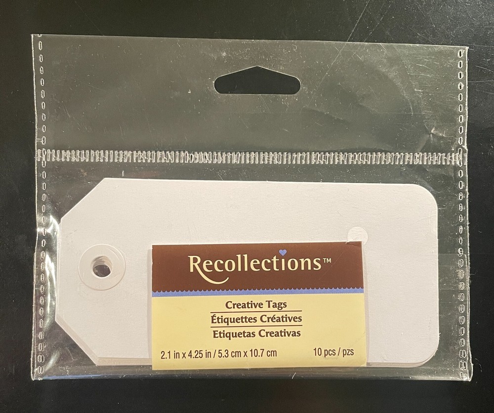 Recollections Creative Tags 10 pcs – 2.1in x 4.25in