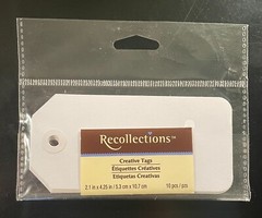 Recollections Creative Tags 10 pcs – 2.1in x 4.25in