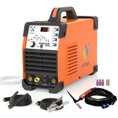 5-in-1 Aluminum AC DC TIG Welder 220V Pulse 200A Digital MMA TIG Welding Machine