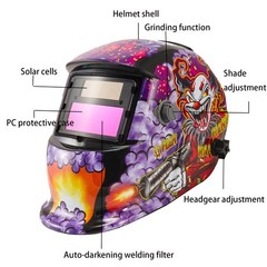 Auto Welders Darkening Helmet Welding Mask Solar Powered ARC TIG MIG Grinding