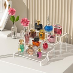 6 Pcs Large Acrylic Display Risers (7″ L~8″ L), Sturdy Rectangular Dessert St…