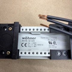 New Wöhner 32429.000 Busbar Adapter 16A 60mm 4 Pieces Set Fast Shipping Warranty
