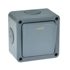 Weatherproof Outdoor 10A 2 Way Single Switch IP66 Outside Waterproof Switch New