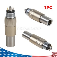 1-10 PCS NSK Style Dental LED Fiber Optic 6 Hole Quick Coupler Coupling