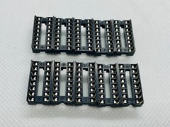 10-20 pcs 16 pin DIP IC Sockets Adaptor Solder Type Socket Dual Wipe Choose Qty