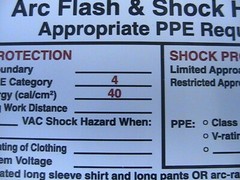 1 NEW BRADY 5X7 ARC FLASH WARNING LABELS LEVEL 4 B7569 Y4061905 PACK OF 5 LABELS