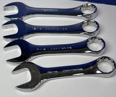 Craftsman 10 of 12 Piece SAE Stubby Combination Wrench Set 44110 – 44099 USA