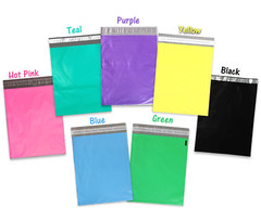 10, 20, 50 -100- 200 Pack 10×13 Colored Designer Approved Quality Poly Mailers