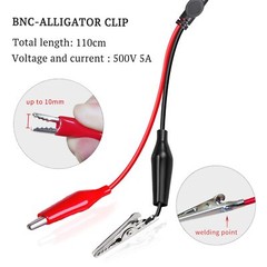 BNC Test Leads Set Oscilloscope Test Leads Kit BNC to Alligator Crocodile…
