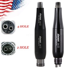 Dental Hygiene 4:1 Prophy Handpiece Straight Nose Cone 2 Holes 4 Holes Air Motor