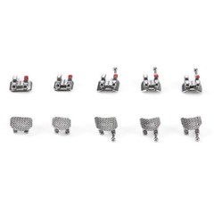 Dental Brackets Orthodontic Braces Mini Monoblock Mesh Base Roth/MBT 0.022/0.018