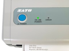 SATO CG412DT Direct Thermal 4×6 Label Printer – similar to Dymo LabelWriter 4XL