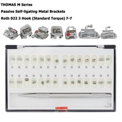 Dental Orthodontic Brackets Self Ligating Braces Metal Ceramic Roth MBT 022 345