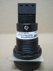 AUER 812510405 Black ESV Panel Mount Buzzer 12-24Vac/DC IP65 80dB
