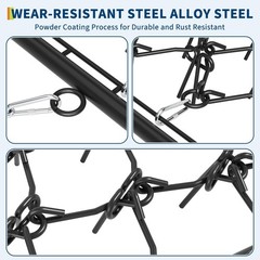 4×4 FT ATV UTV Tractor Drag Harrow Soil Grading Tow-Behind 3/8 1/2 Teeth