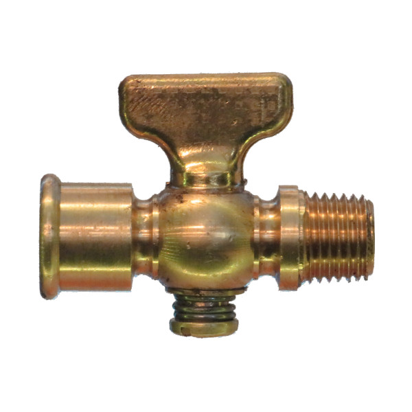 1/8″ NPT Brass Drain Pet Cock Hit Miss Gas Oil Fuel Engine Motor Fairbanks AC40