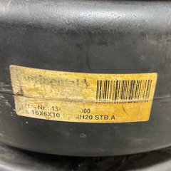 Continental Press On Smooth Forklift Tires 16x6x10.5