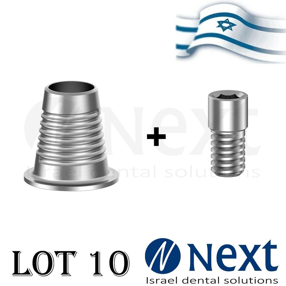 Lot x10 Multi Unit titanium t base compatible thread 1.72 mm