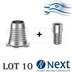 Lot x10 Multi Unit titanium t base compatible thread 1.72 mm