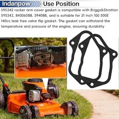 Cover Gasket Compatible with 595342, 84006588, 594088, Fit just right for a 21″