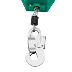 15M Self Retracting Lifeline Lanyard Fall Arrester Fall Protection w/ Hook Green