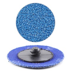 2 inch 36 Grit Zirconia Roll Lock Die Grinder Quick Change Sanding Discs 50PCS