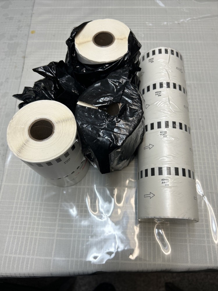 13 Rolls Continuous Paper OFBRO2205 Labels (2-3/7″ x 100 Feet) 62mmx30M
