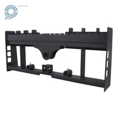 Heavy-Duty Skid Steer Pallet Fork Frame W/Receiver Hitch & Spear Sleeves 2500LBS