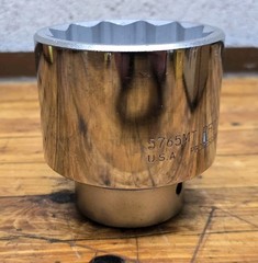PROTO J5765MT Metric 65MM 12 Point Socket, 1” Drive Made In USA NEW