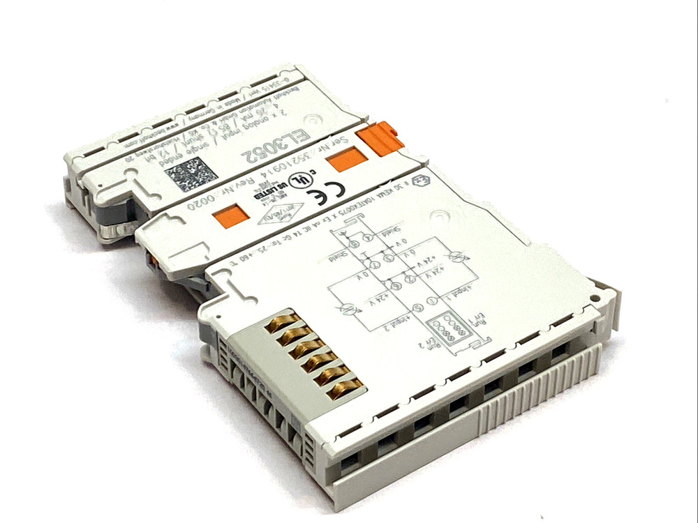 Beckhoff EL3052 EtherCAT 2-Channel Analog Input Terminal 4-20mA 12Bit Module