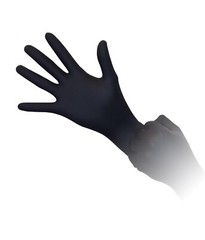 1000 Black Nitrile Exam Gloves S Small, 5 Mil, Aurelia Bold, Disposable