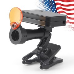Wireless 5W Dental LED Clip-On Headlight 2 Magnetic Battery for Binocular Loupes