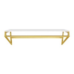Gold Metal Garment Clothes Rack Clothing Rack Clothes Wall Shelf Hanger Display