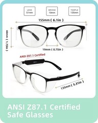 Oversized Anti-Fog Safety Goggles – Perfect Vision for Healthcare Pros