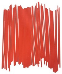 (100 Pack) 6″ Aerosol Spray Can Red Plastic Straws – Tip Extension Tub
