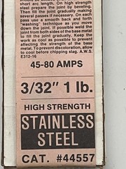 Forney 44557 Stainless Steel Specialty Welding Rod, 3/32-In., 1-Lb Free Ship USA