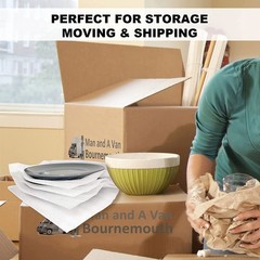 100 Pack Foam Wrap Sheets for Packing Storage Shipping Moving Supplies, Cushi…