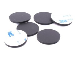 1 1/4″ Diameter x 1/8″ Thick Silicone Rubber Feet, Non Mar, Non-Slip Bumper Feet