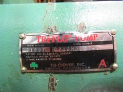 TRI-CLOVER C216MD21T-S TRI-FLOW PUMP, 10HP