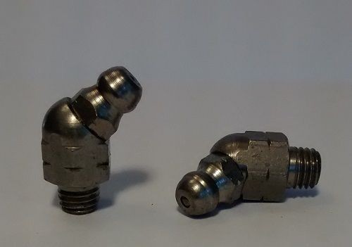 1/4-28 UNF x45° Grease Zerk Fitting Nipple Minimum Price for 3 pcs