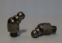 1/4-28 UNF x45° Grease Zerk Fitting Nipple Minimum Price for 3 pcs
