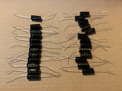 25pc Electrolytic Capacitor Axial 2000hr +105℃ RoHS 50uf 100V φ10x20mm Supertech