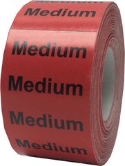 Color Clothing Size Strip Stickers | 1.25 x 5″ Inches | 125 Pack | Pick One Size