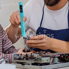 Portable Digital USB Smart Temperature Adjustable Soldering Iron 800mAh Battery